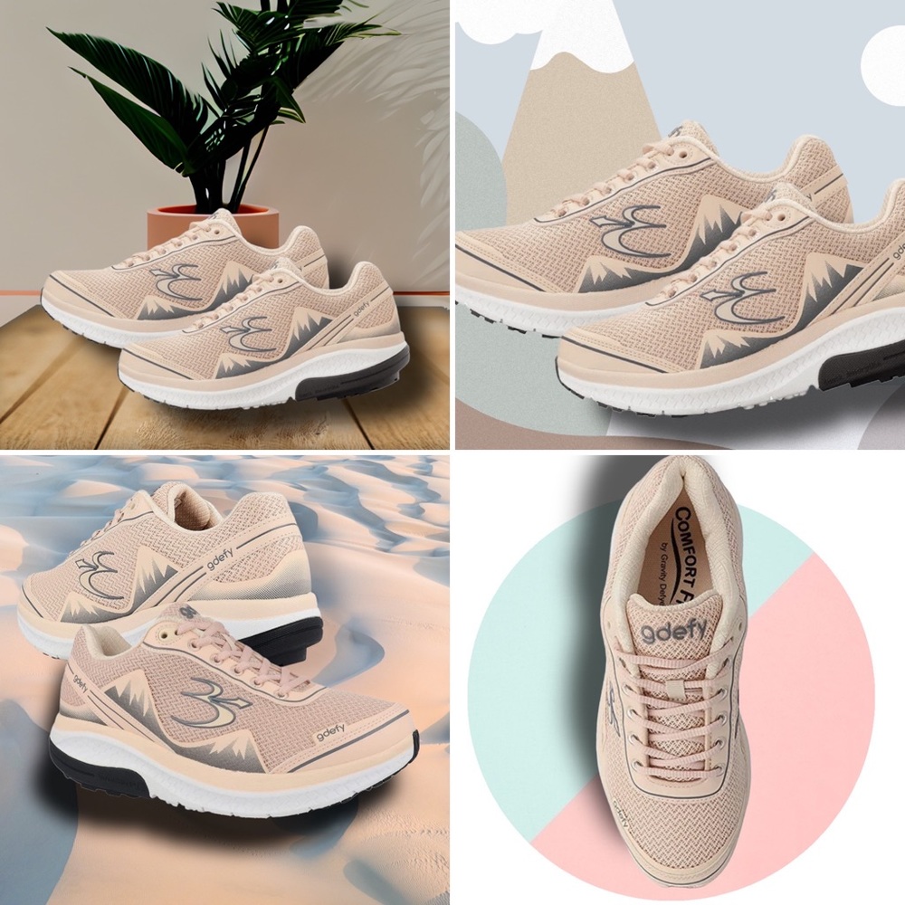 g-defy Mighty Walk Sneaker $145 GRAVITY DEFYER women's 8.5 good condition S028